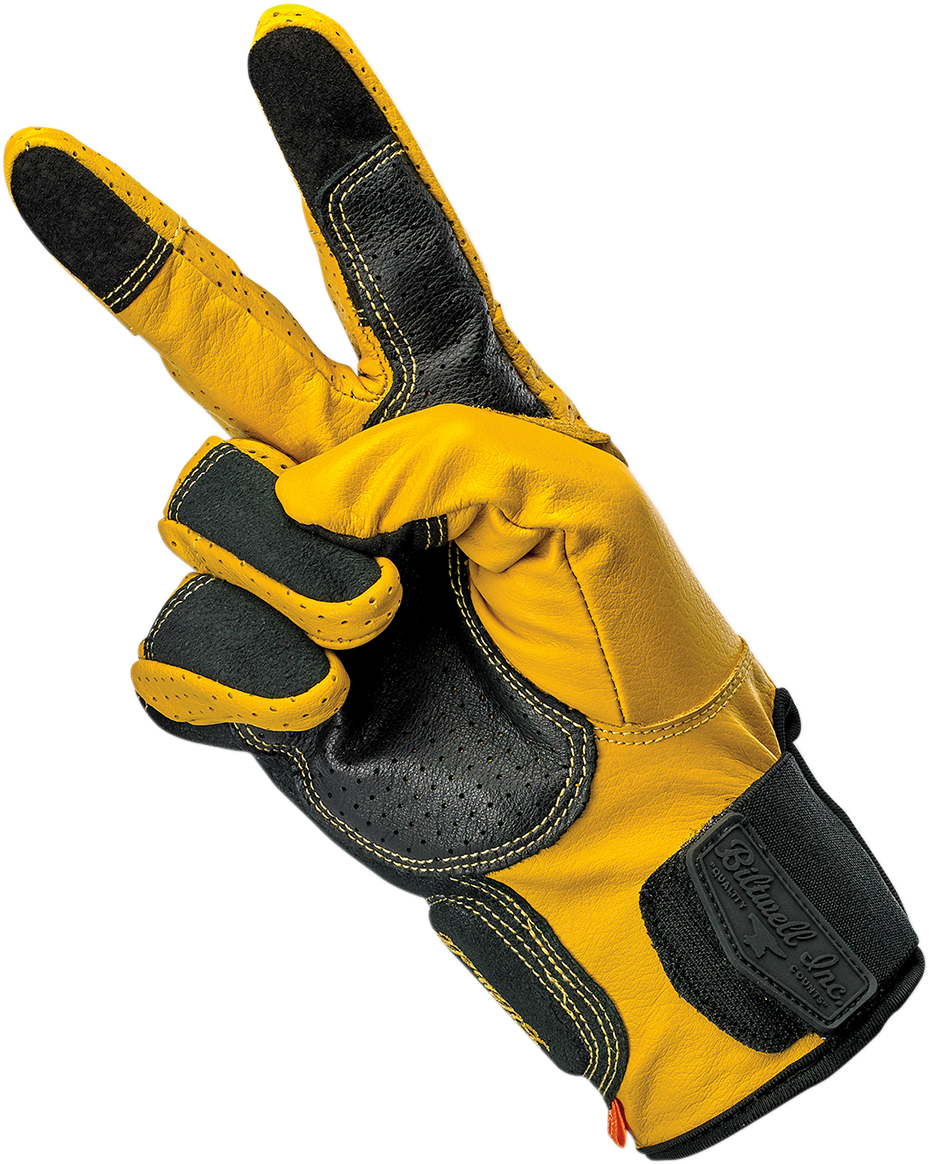 Guantes BILTWELL Borrego - Dorado/Negro - 2XL 1506-0701-306 