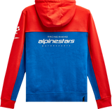 Sudadera con capucha ALPINESTARS H Block - Rojo cálido/Azul brillante - XL 1213510703171XL