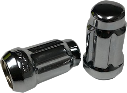 Tuerca de rueda MOOSE UTILITY - Estriada - 10 mm - Cromada - Paquete de 16 SPMO3808L4 