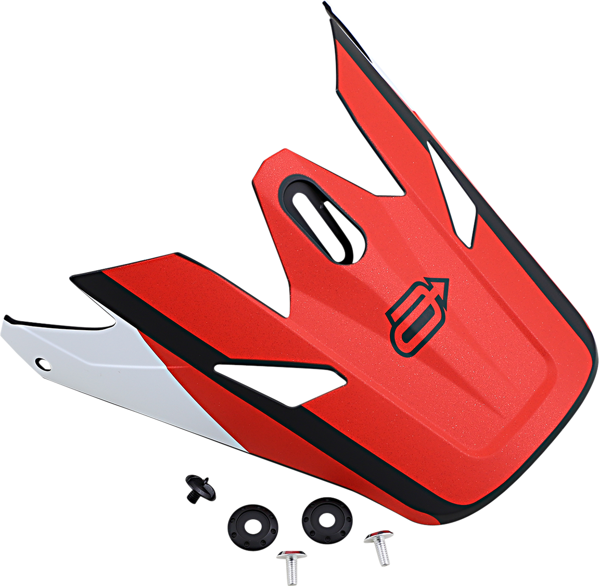 Kit de visera ARCTIVA Rise - Cambio - Negro/Rojo 0132-1456