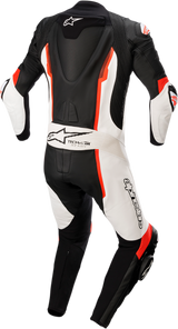 ALPINESTARS Missile v2 - Traje de una pieza - Negro/Blanco/Rojo Fluorescente - Talla 50 EE. UU. / 60 UE 3150122-1231-60