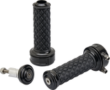 Puños BILTWELL - Alumicore - Personalizados - Negros 6606-201-01 