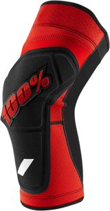 Rodilleras 100% Ridecamp - Rojo/Negro - Medianas 70001-00010