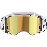 Gafas ALPINESTARS Supertech - Corp - Blanco/Dorado - ABS Vision - Espejo Dorado 5100325-2044 