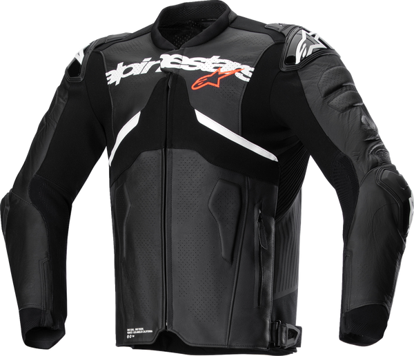 ALPINESTARS Atem v5 Leather Jacket - Black/White - 58 3106524-12