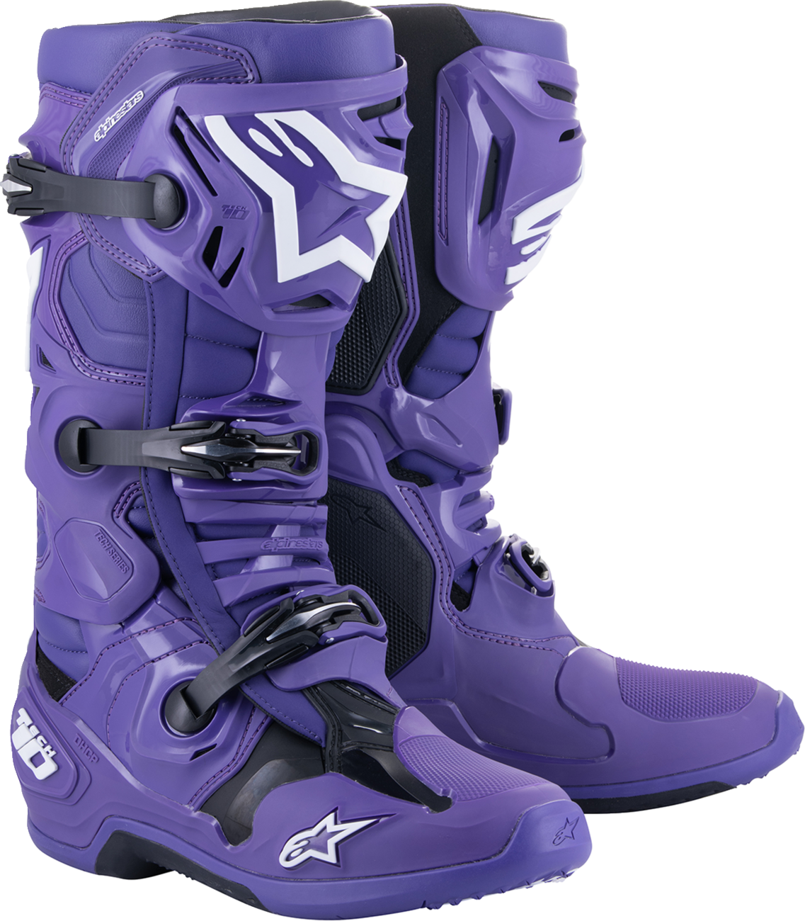 Botas ALPINESTARS Tech 10 - Morado/Negro - Talla 13 (EE. UU.) 2010020-394-13
