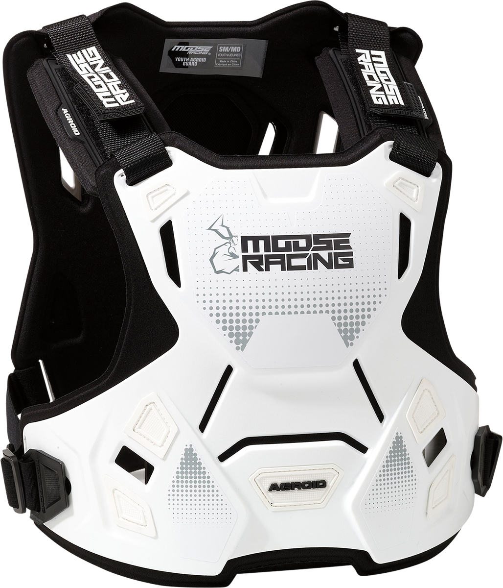 MOOSE RACING Youth Agroid™ Peto - Blanco - S/M 2701-1118