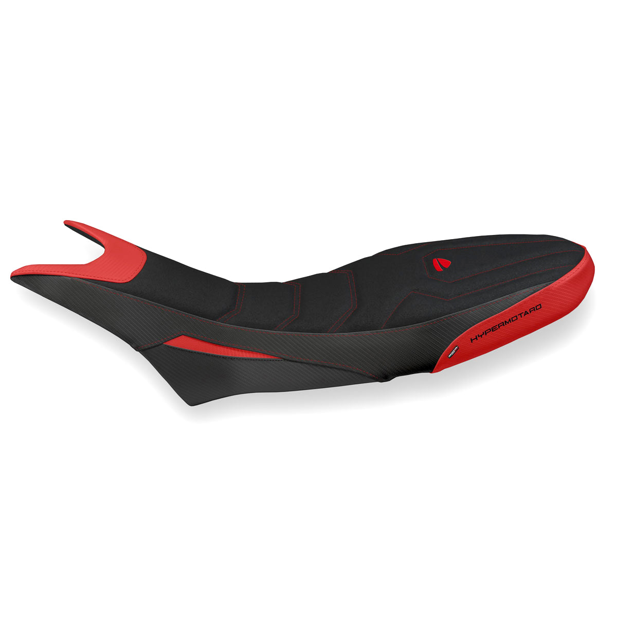 Funda de asiento Tappezzeria Italia TPZ Ultragrip para Ducati Hypermotard 950 2019-2025 en rojo