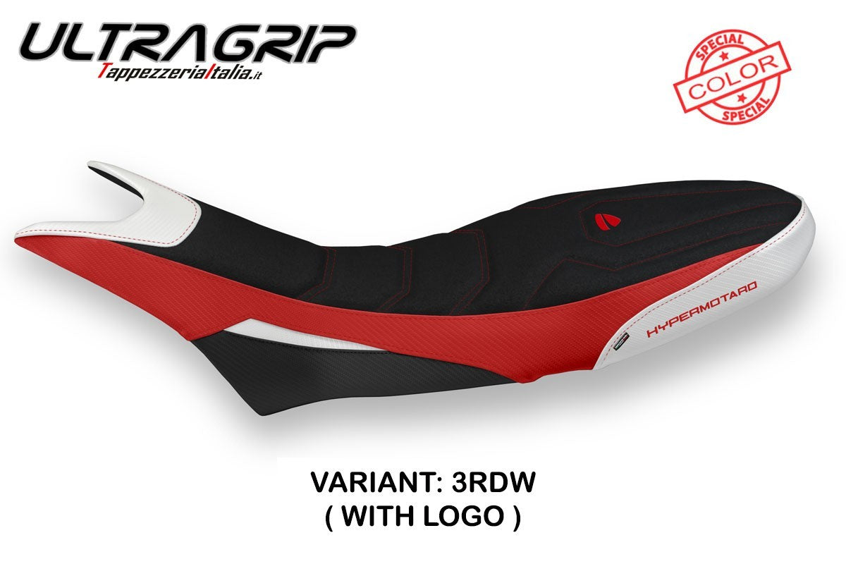 Ducati Hypermotard 950 2019-2025 Seat Cover TPZ Italia Grip Red White