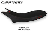 Funda de asiento Tappezzeria Italia TPZ Comfort para Ducati Hypermotard 950 2019-2025 en negro