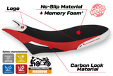 Ducati Hypermotard 950 2019-2025 Seat Cover TPZ Italia Comfort Red White