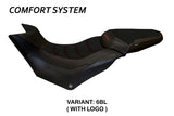 Funda Asiento Ducati Multistrada 950 2017-2021 Tappezzeria Italia TPZ Comfort en Negro