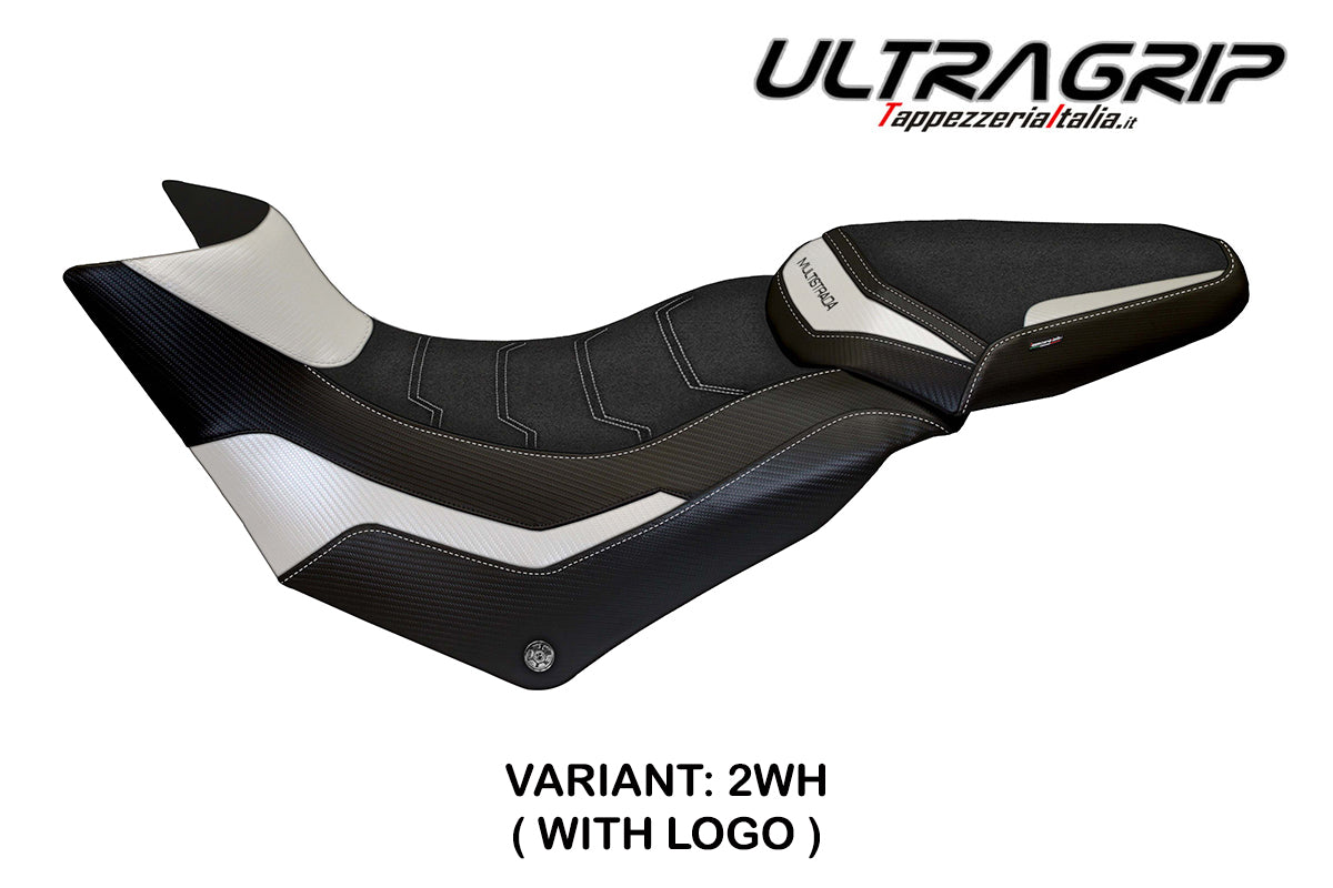 Funda Asiento Ducati Multistrada 950 2017-2021 Tappezzeria Italia TPZ Ultragrip en Blanco