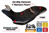 Ducati Multistrada 1200 1260 Enduro 2016-2021 Funda de Asiento Tappezzeria Italia TPZ Comfort en Plata