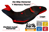 Ducati Multistrada 1200 1260 Enduro 2016-2021 Funda de Asiento Tappezzeria Italia TPZ Comfort en Rojo