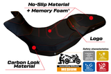 Ducati Multistrada 1200 1260 Enduro 2016-2021 Funda de Asiento Tappezzeria Italia TPZ Comfort en Negro