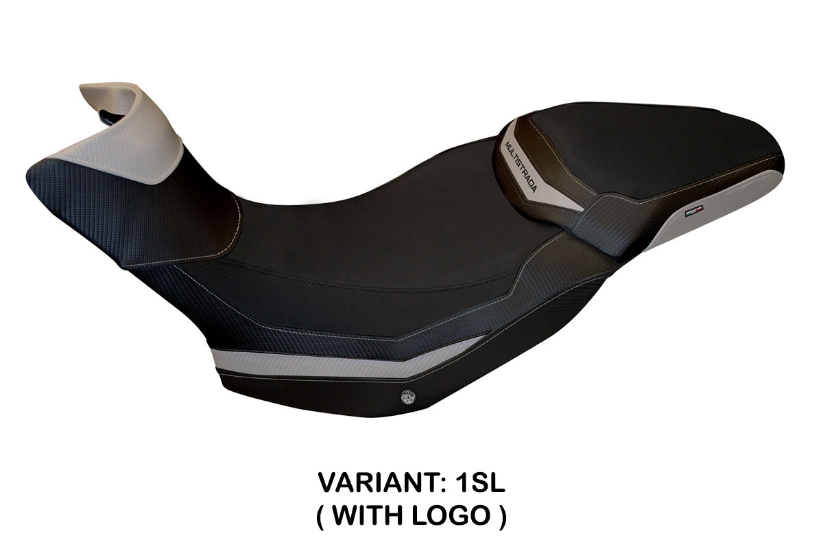 Ducati Multistrada 1200 1260 Enduro 2016-2021 Funda Asiento Tappezzeria Italia TPZ en Plata