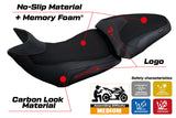 Funda de asiento Tappezzeria Italia TPZ Comfort para Ducati Multistrada V2 2021-2024 en negro
