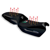 Ducati Multistrada V4 V4S 2021-2025 Comfort Heated Seat Cover Tappezzeria Italia TPZ in Grey