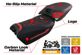 Ducati Multistrada V4 PP Heat 2022-2025 Seat Cover Tappezzeria Italia TPZ Ultragrip in Red