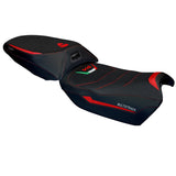 Ducati Multistrada V4 Rally 2023-2025 Seat Cover Tappezzeria Italia TPZ Ultragrip in Red and Black