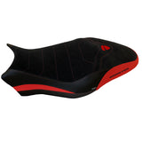 Funda de asiento para Ducati Monster 797 2017-2020 Tappezzeria Italia TPZ Comfort en rojo y negro