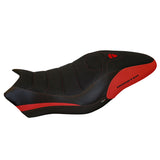 Funda de asiento Tappezzeria Italia TPZ Ultragrip para Ducati Monster 797 2017-2020 en rojo