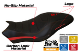 Ducati Monster 797 2017-2020 Seat Cover TPZ Italia UltraGrip Red Black
