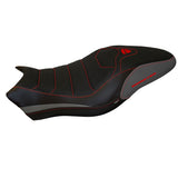 Funda de asiento Tappezzeria Italia TPZ Ultragrip para Ducati Monster 821 1200 2017-2020 en gris y negro