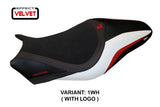 Ducati Monster 797 2017-2020 Seat Cover TPZ Italia Velvet White Black