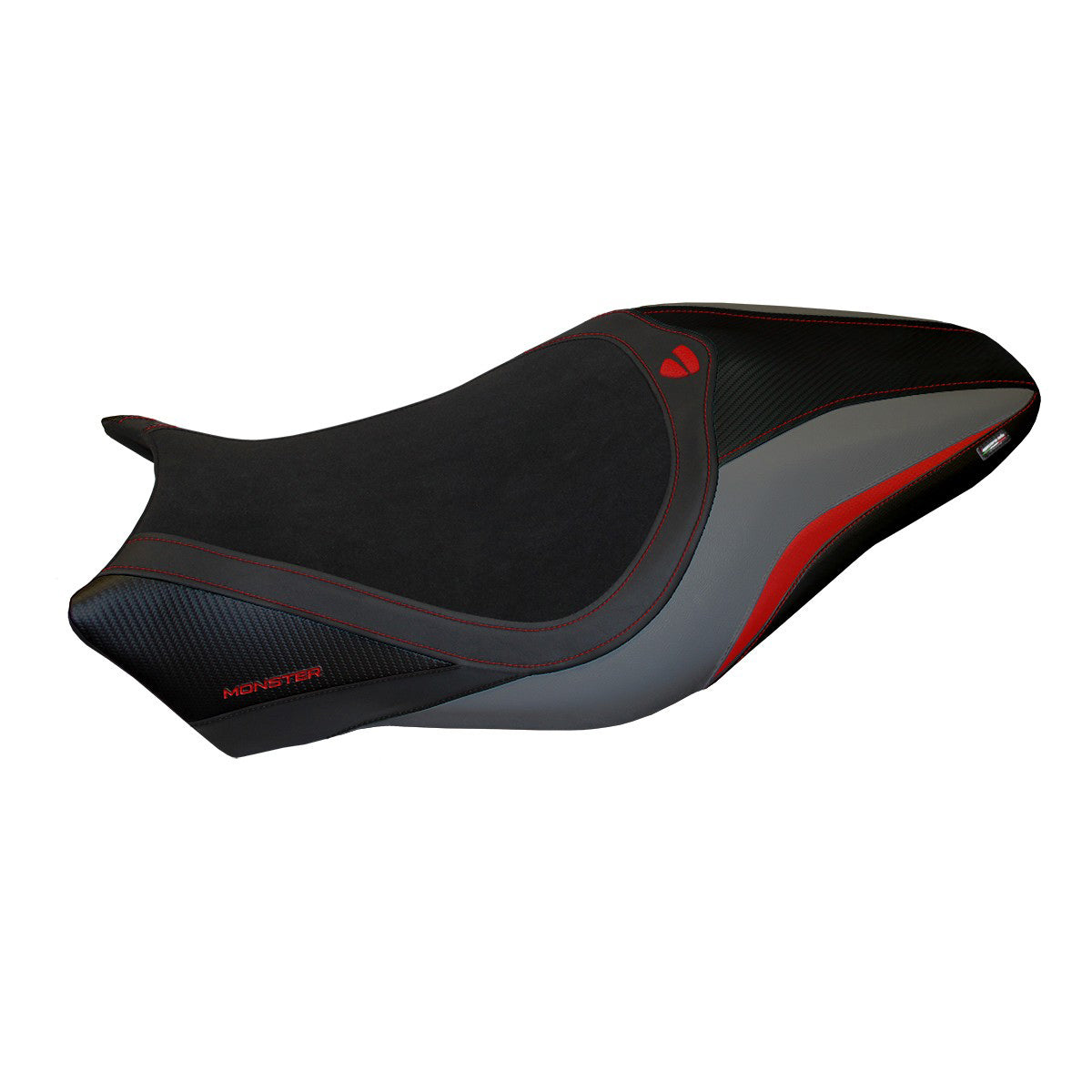Ducati Monster 821 1200 2014-2016 Seat Cover TPZ Italia Velvet Grey