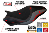 Ducati Monster 821 1200 2017-2020 Seat Cover TPZ Italia Velvet Grey Black