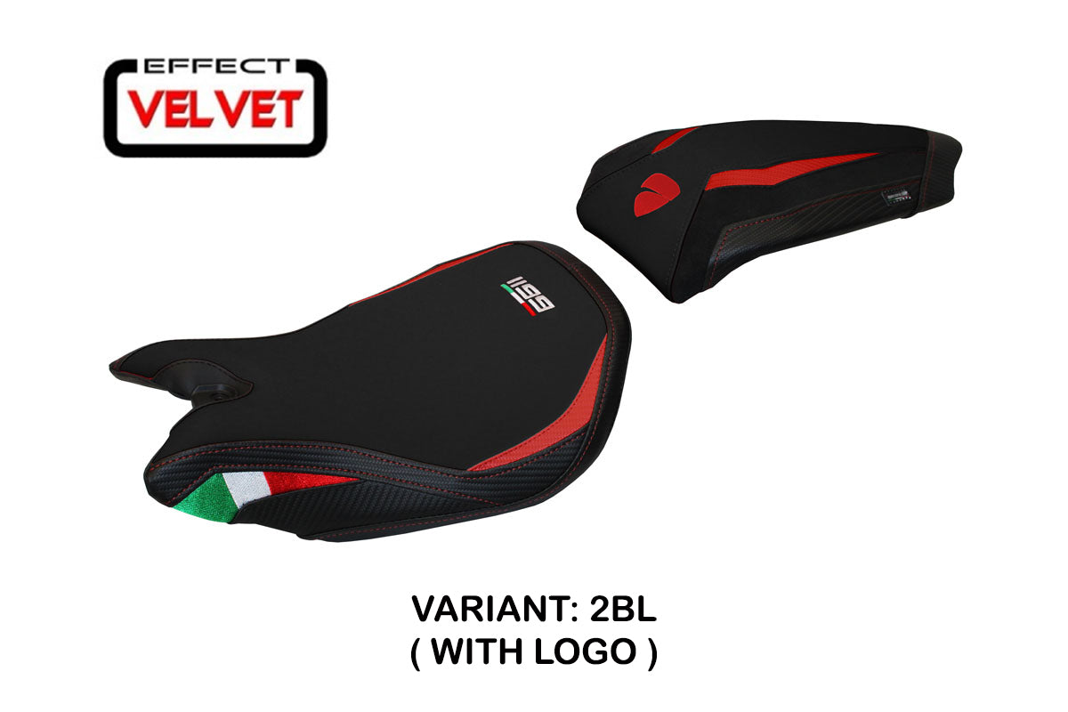 Ducati Panigale 1199 2011-2015 Funda Asiento Tappezzeria Italia TPZ en Negro