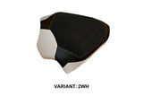 Ducati Panigale V4 Passenger 2018-2024 Seat Cover Tappezzeria Italia TPZ in White and Black