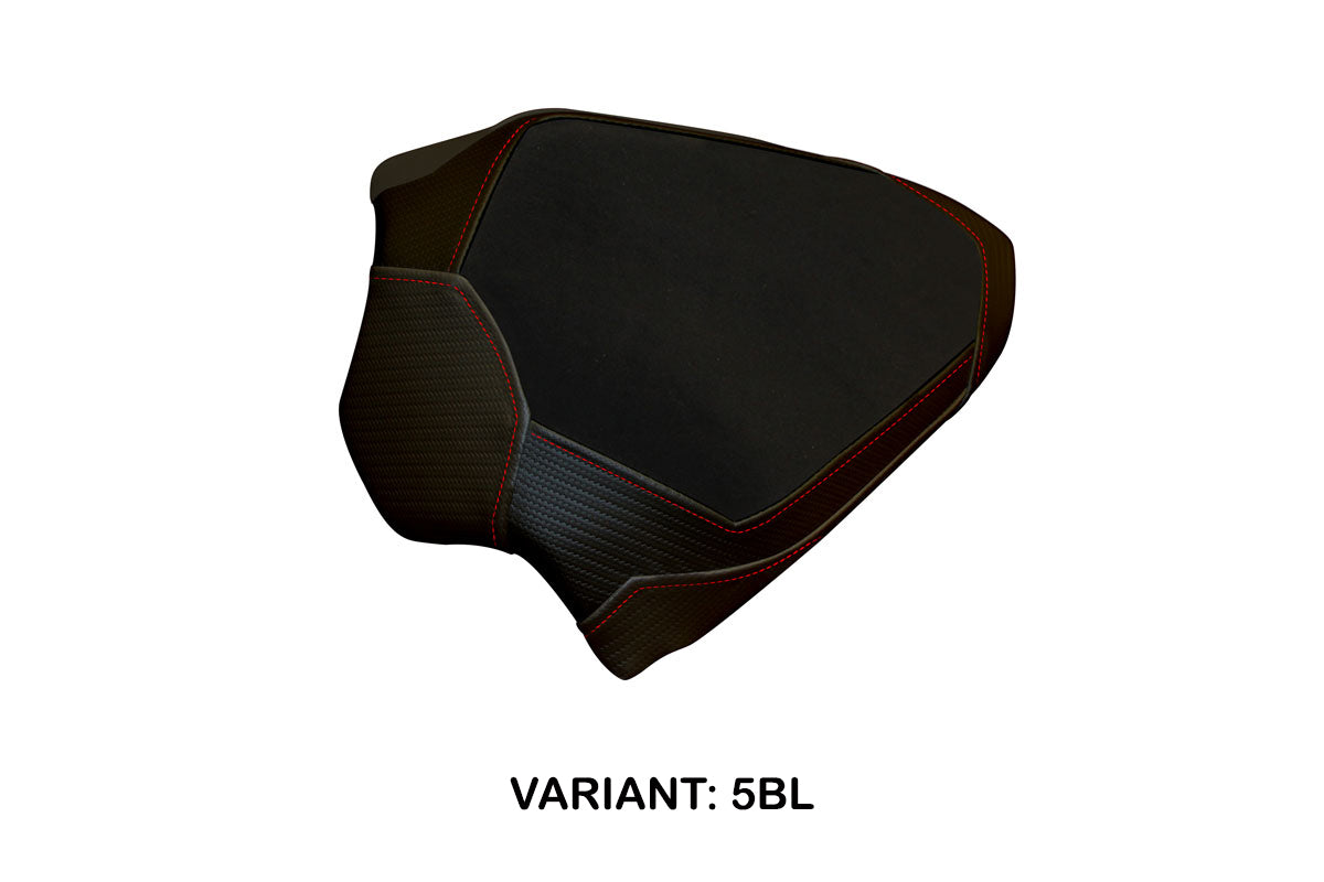 Ducati Panigale V4 2018-2024 Funda para asiento de pasajero Tappezzeria Italia TPZ en negro