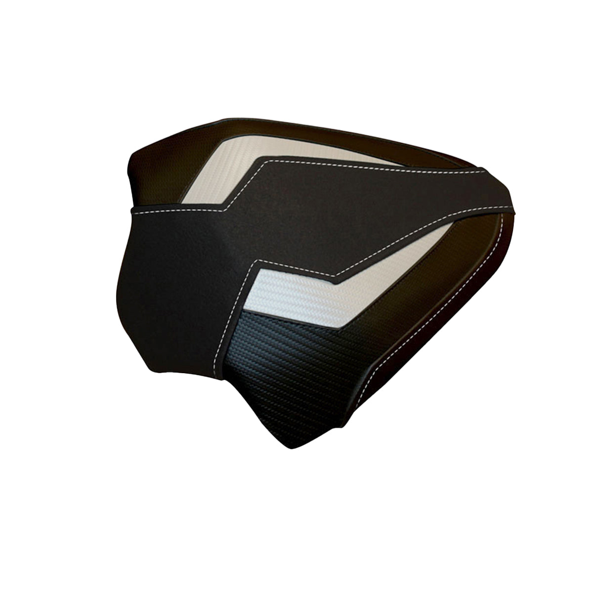 Ducati Panigale V4 Passenger 2018-2024 Funda de Asiento Tappezzeria Italia TPZ Ultragrip en Blanco