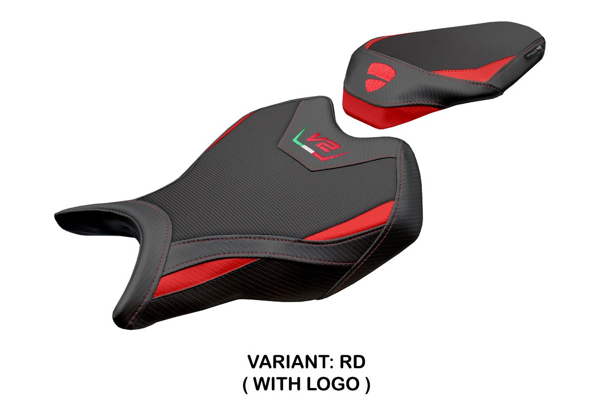 Funda Asiento Ducati Panigale V2 2025 Tappezzeria Italia TPZ Rojo Negro