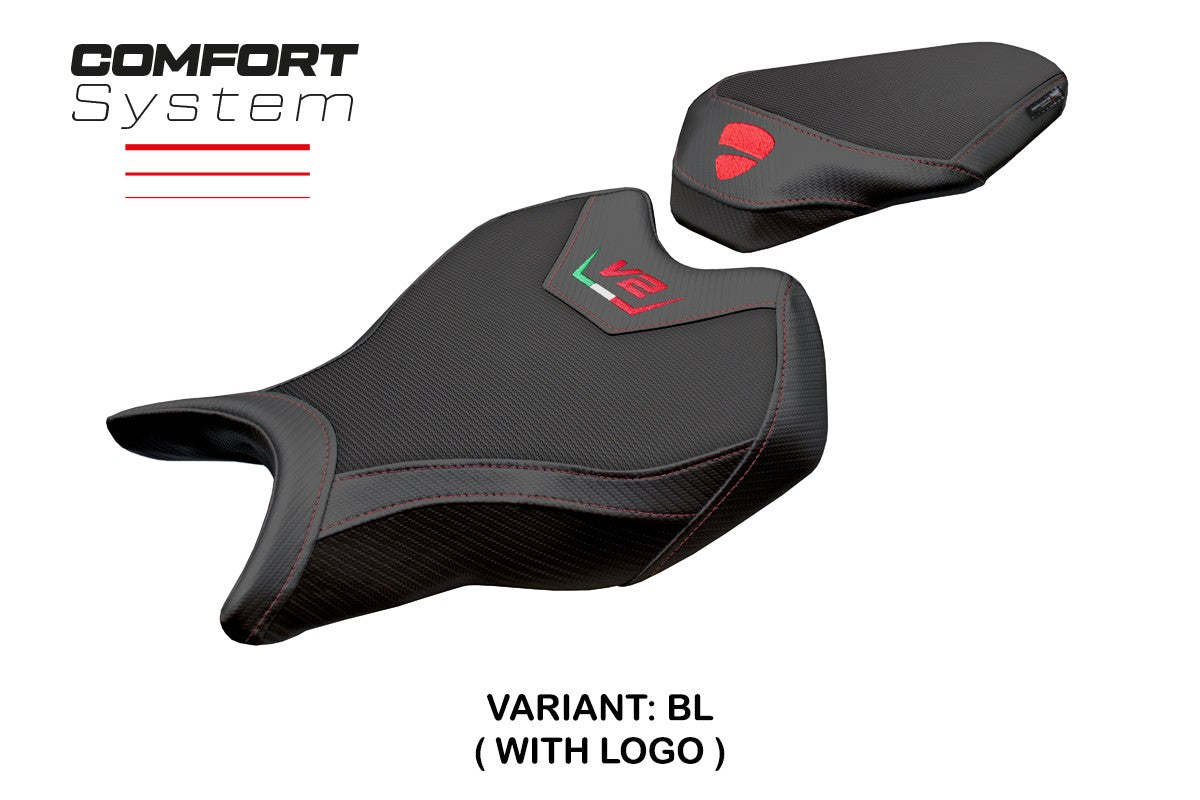 Ducati Panigale V2 2025 Seat Cover Tappezzeria Italia TPZ Comfort Black
