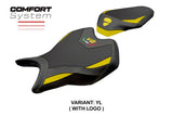 Ducati Panigale V2 2025-2026 Seat Cover TPZ Italia Comfort Yellow Black