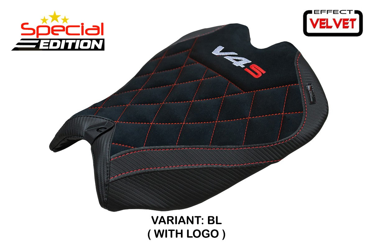 Ducati Panigale V4S 2025-2026 Seat Cover TPZ Italia Velvet Black