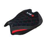 Ducati Panigale V4S 2025-2026 Seat Cover TPZ Italia Velvet Red Black