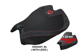 Funda Asiento Ducati Panigale V4 2025 Tappezzeria Italia TPZ Logo Negro V4