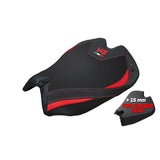 Funda Asiento Ducati Panigale V4 2025 Tappezzeria Italia TPZ Rojo Negro Logo V4