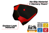 Funda para asiento de pasajero Ducati Panigale V4 2018-2024 Tappezzeria Italia TPZ Comfort en rojo