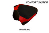 Funda para asiento de pasajero Ducati Panigale V4 2018-2024 Tappezzeria Italia TPZ Comfort en rojo