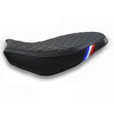 Ducati Scrambler 400 800 1100 2015-2024 Seat Cover TPZ Italia Comfort Blue White