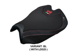 Ducati streetfighter V4 2025-2026 Seat Cover Tappezzeria Italia TPZ Black Logo V4