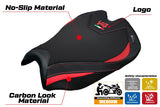 Ducati streetfighter V4 2025 Seat Cover Tappezzeria Italia TPZ Red Black Logo V4