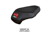 Ducati streetfighter V4 2025-2026 Rear Seat Cover Tappezzeria Italia TPZ Black Logo V4