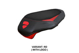 Funda de asiento trasero para Ducati Streetfighter V4 2025 Tappezzeria Italia TPZ Rojo Negro